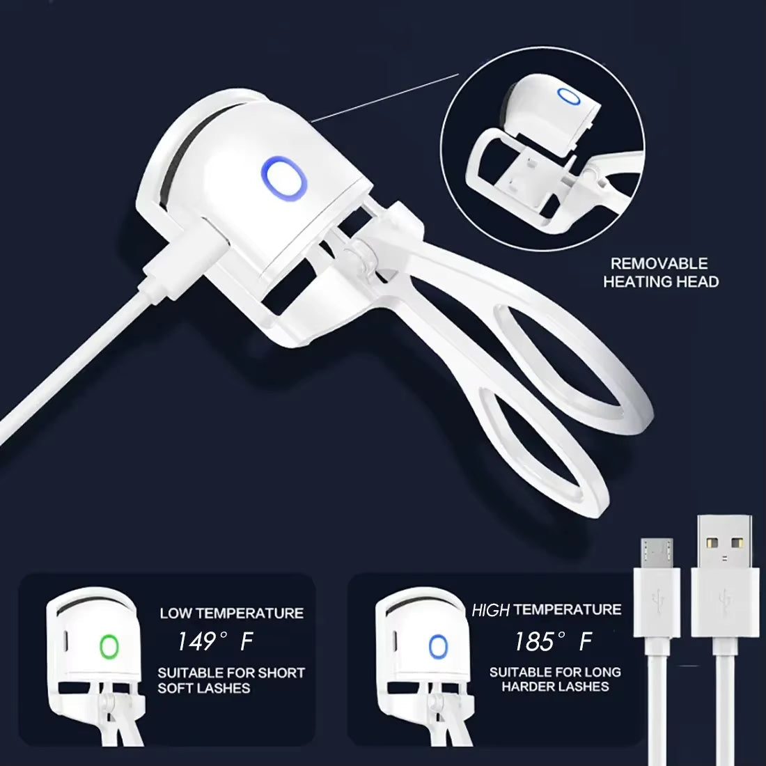 Electric eye lash curler