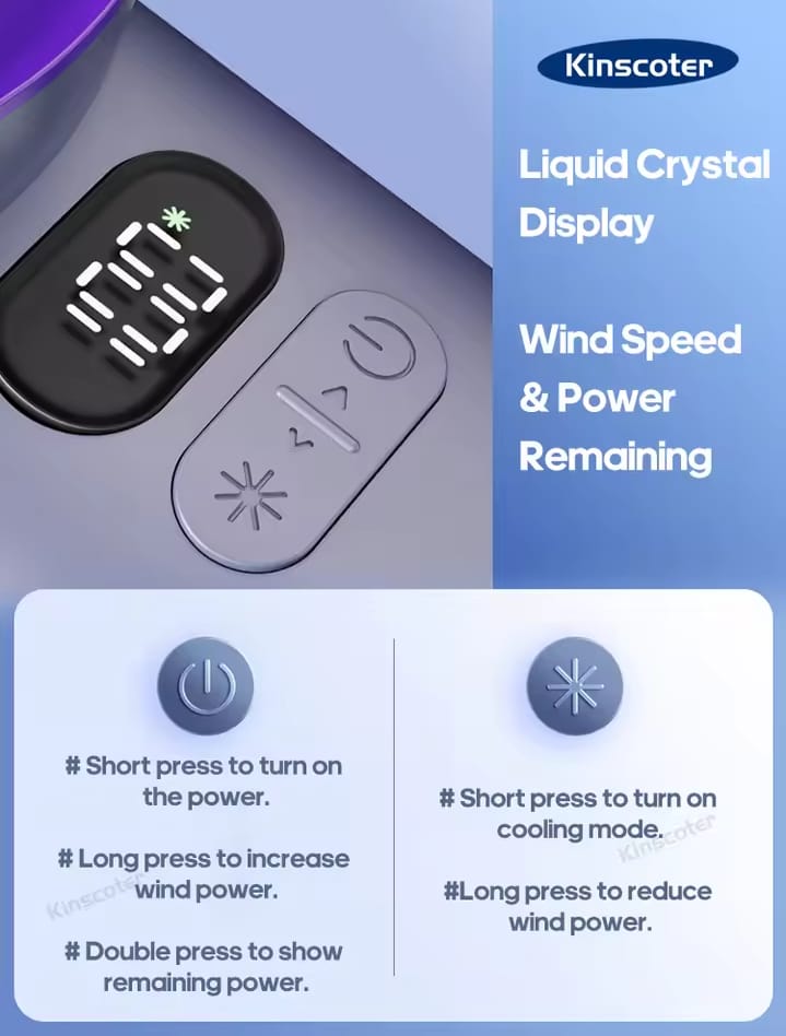 HURRICANE HANDHELD FAN