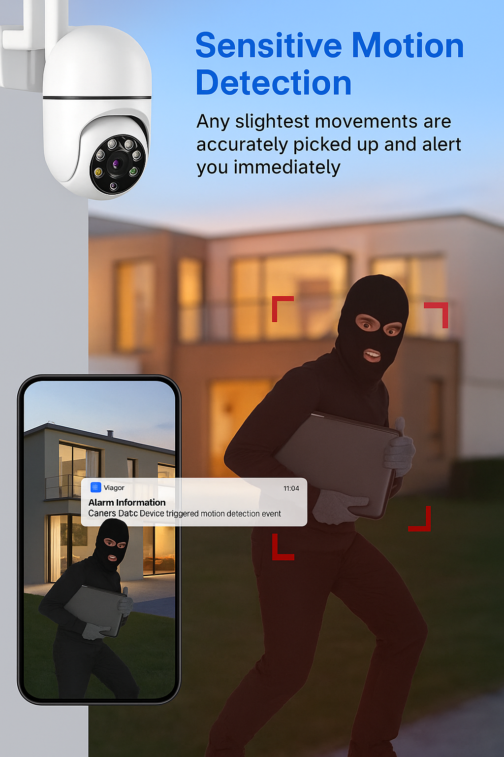 8MP Wireless PTZ Security Camera