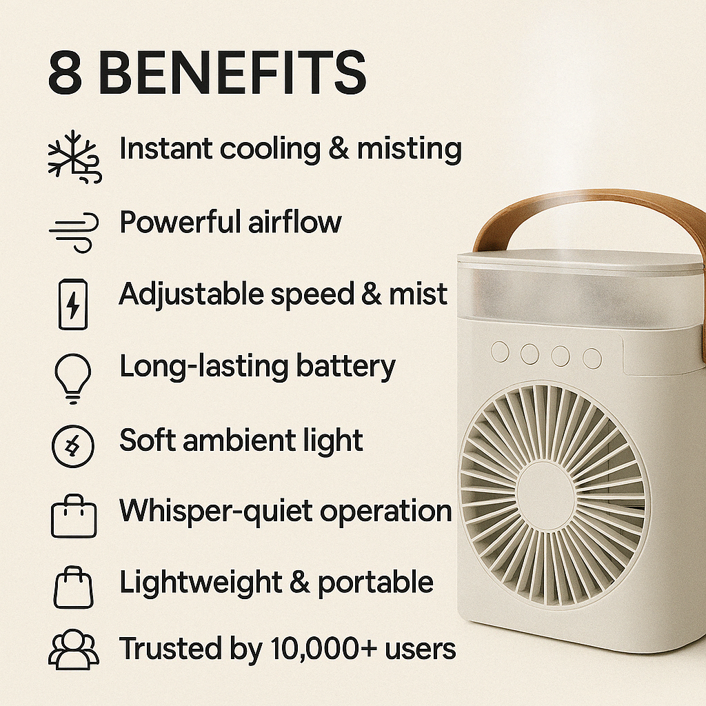 Ice Air Cooling Fan