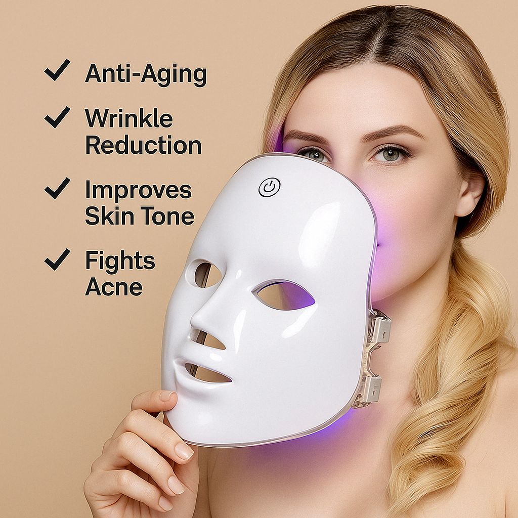 LED FACE GLOWING MASK