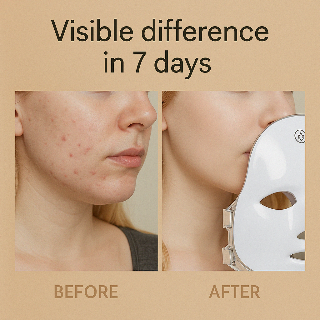 LED FACE GLOWING MASK