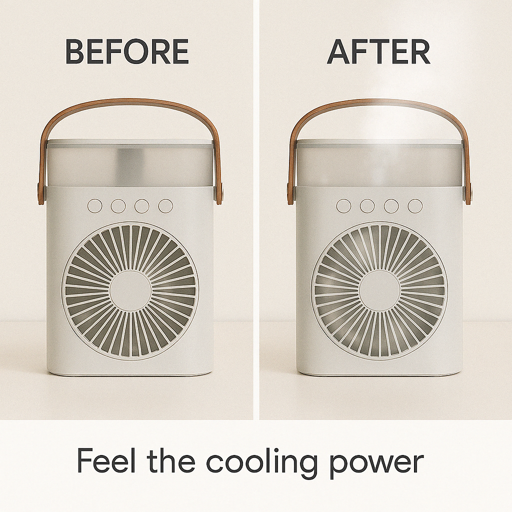 Ice Air Cooling Fan